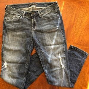 Fade to Blue Skinny Crop Jeans